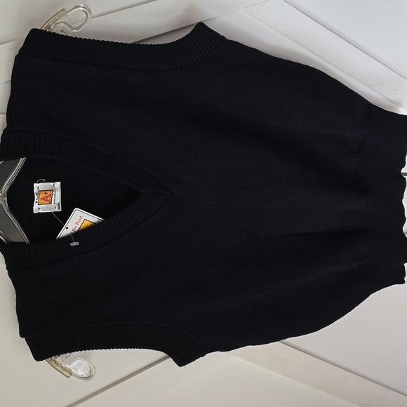 Schools Apparel - Boys Dark Navy Pants and V-Neck Sleeveless Sweater Vest (SET) - Picture 9 of 13